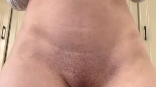 Girl With Big Ass and Perfect Breasts trying on panties ????